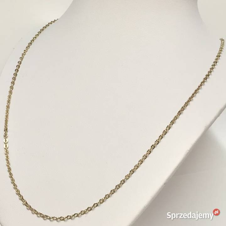 Złoty ŁAŃCUSZEK damski 750 18K OKRĄGŁY ANKIER 53 Warszawa sprzedam