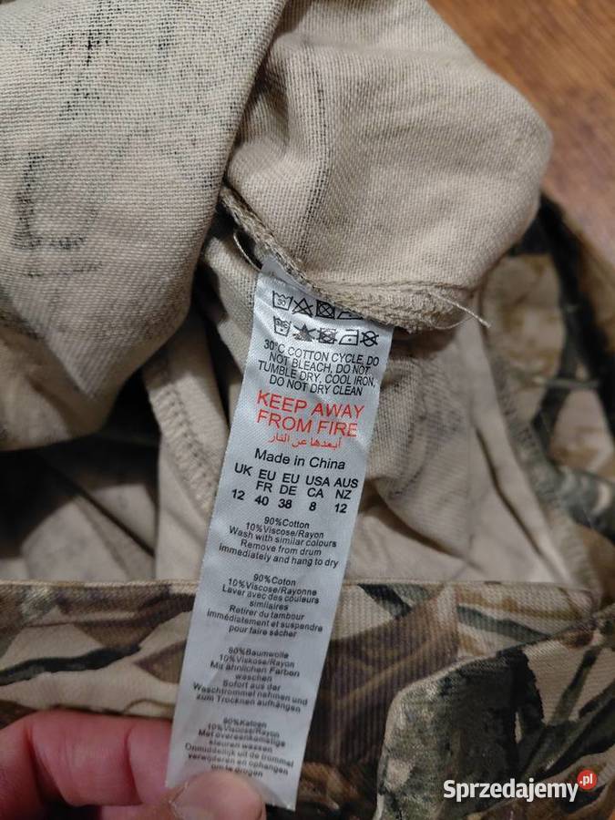 Spodnie myśliwskie real tree S Sporty strzeleckie i myślistwo dolnośląskie