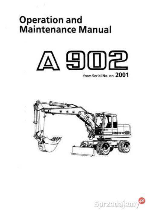 Liebherr A902 A900 katalog części i instrukcja Kielce