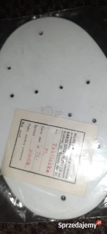 Tabliczka fiat 125p 126p syrena warszawa 999cm3 Pyskowice