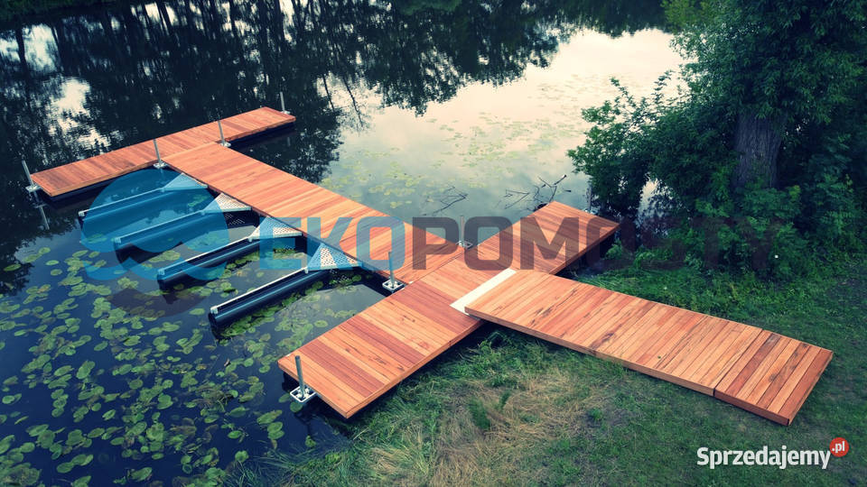 Pomost Pływający Marina Przystań z deską Zegrze Południowe