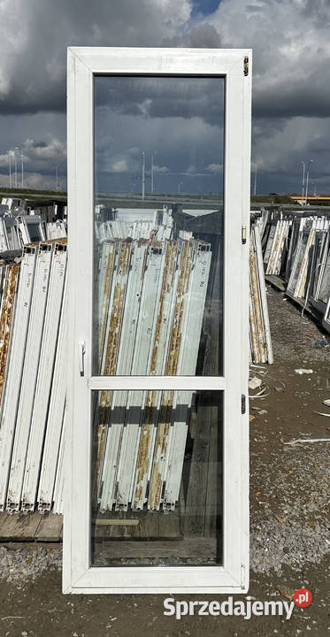OKNA KacprzaK 85X246 Okno Balkonowe Używane PCV Siedlce