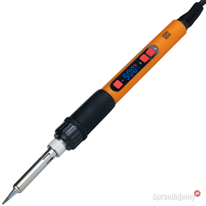 Lutownica 80W Orange Mastiff Zestaw 12w1 LCD 6 Ludźmierz