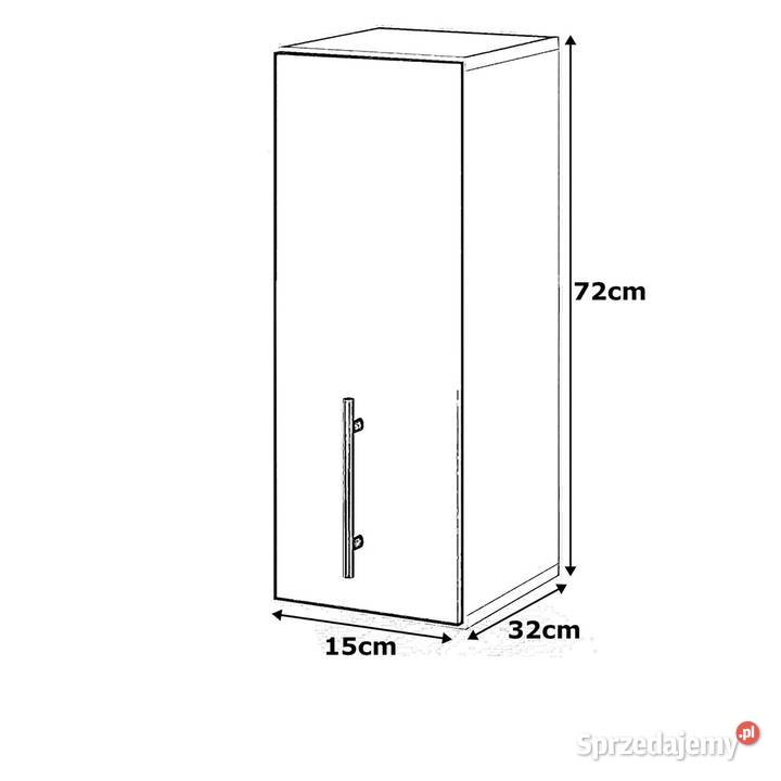 szafka kuchenna wisząca modułowa drewniana mała 15cm Elbląg