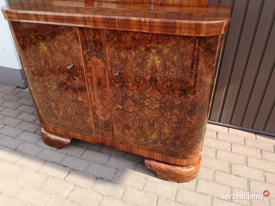 Komoda Pomocnik ARTDECO Orzech Stara Antyk Swarzędz