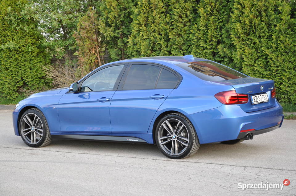 BMW Seria 3 320d X Drive M Pakiet Shadow Line niebieski Bilcza sprzedam