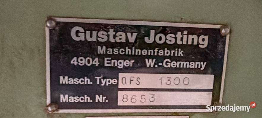 Gilotyna do cięcia forniru JOSTING QFS 1300