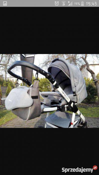 Okazja wózek dziecięcy Riko Nano szary 2w1 Możliwość zamontowania fotelika  Zgorzelec