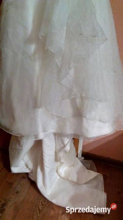 Sprzedam piękną suknię ślubną ecri 59cm Wrocław