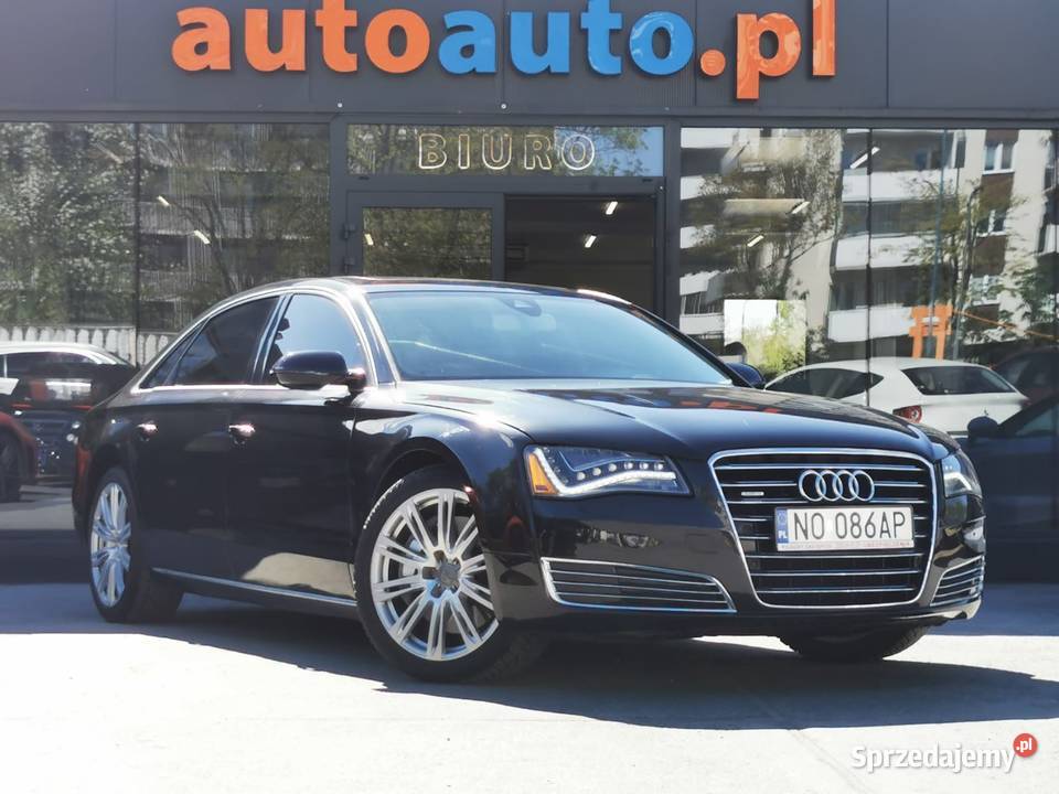 Audi A8 L Quattro 2012 Black 42L V8Dokumentacja