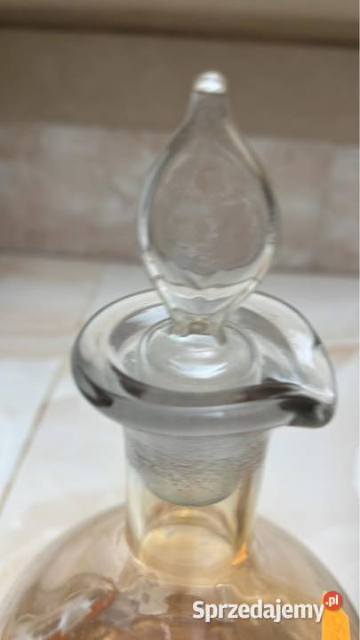 Karafka miodowe opalizowane Szlif Gdańsk