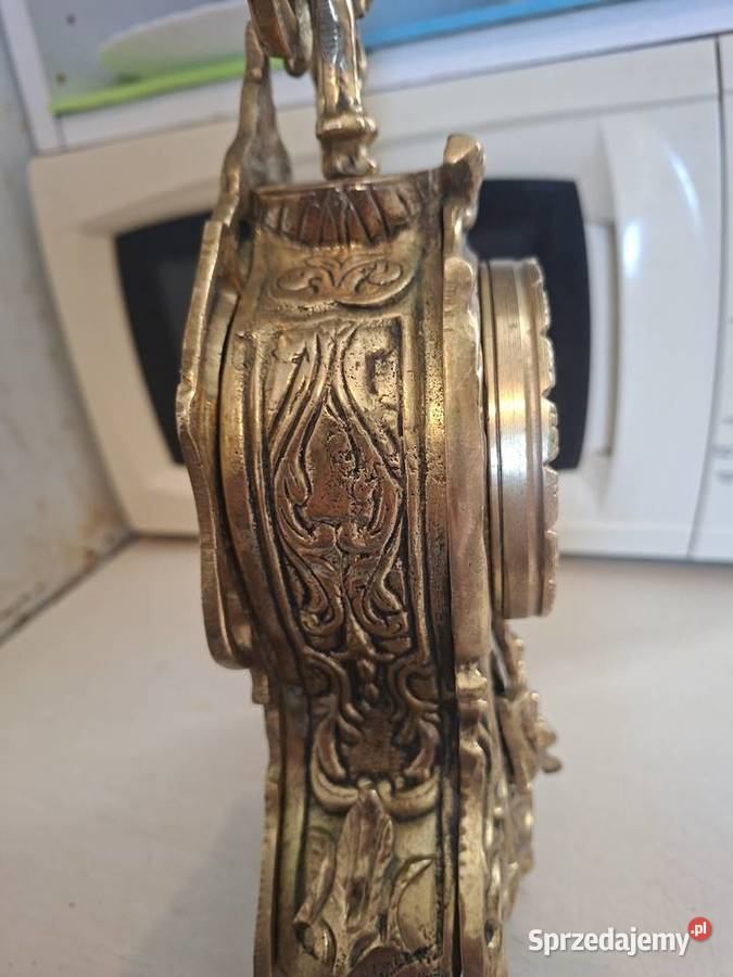 Mosiężny zegar kominkowy Rzeszów