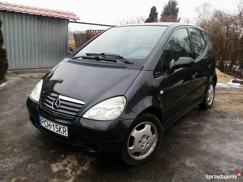 SPRZEDAM MERCEDES A KLASA W168 16 Benzyna 119000 światła do jazdy dziennej wielkopolskie sprzedam