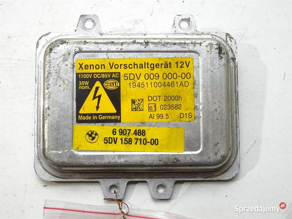 PRZETWORNICA XENON BMW E65 6907488 0109 MODUŁ osobowe podkarpackie