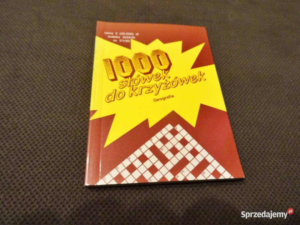 1000 SŁÓWEK DO KRZYŻÓWEK 4 śląskie