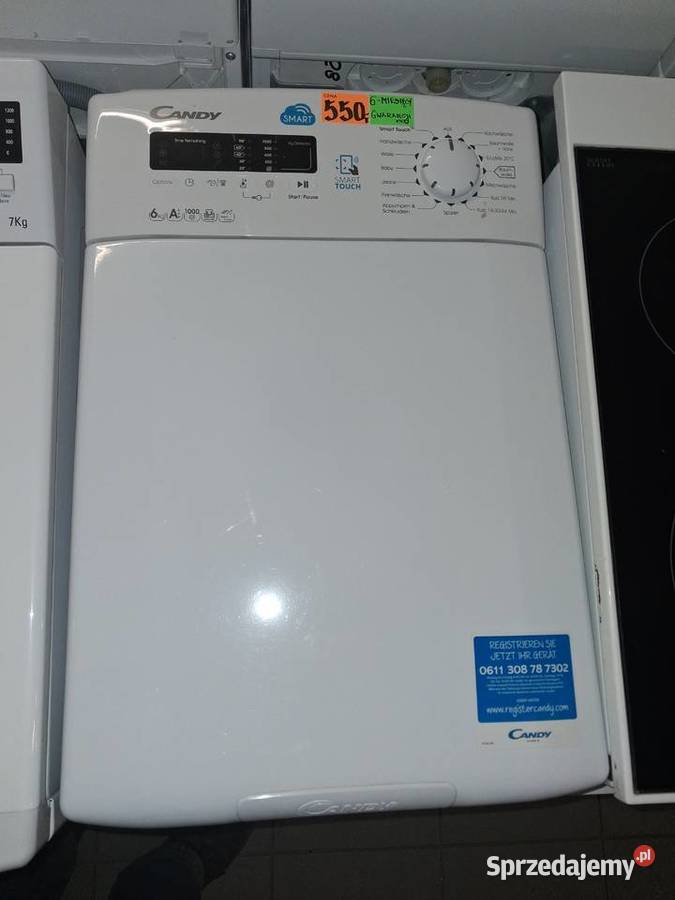 PRALKA OD GÓRY ŁADOWANA CANDY