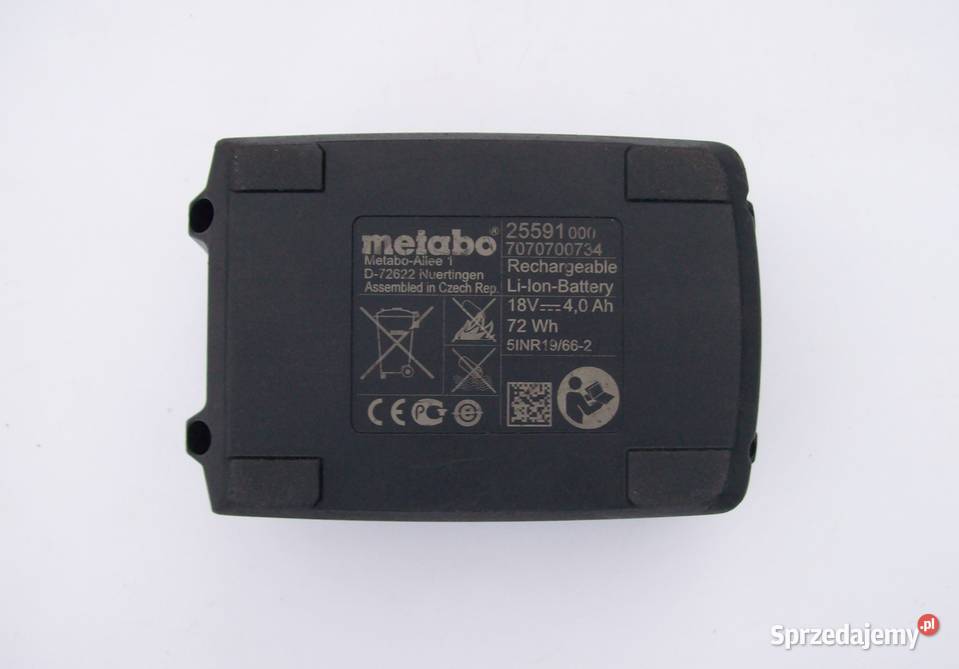 Bateria akumulator METABO 4Ah
