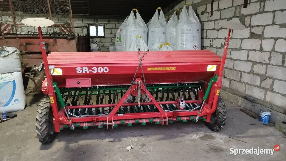 Siewnik zbożowy Agromasz SR 300 wielkopolskie Czarnków
