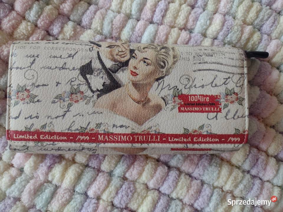 Ekskluzywny duży portfel damski przeminęło z Kraków