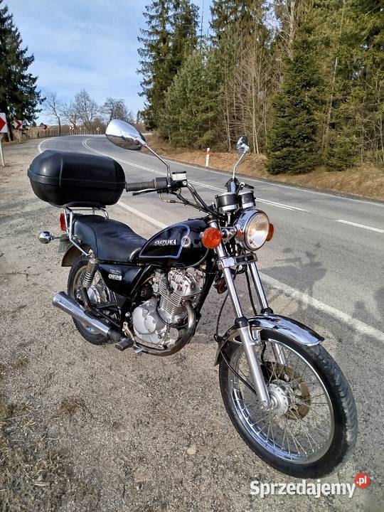 Motocykl Suzuki gn 125 klasyk jazda na kat B Rdzawka