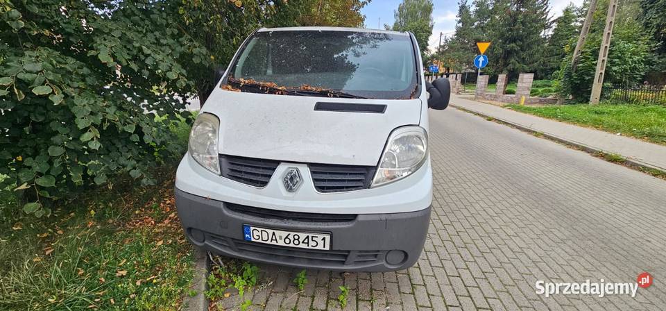 Syndyk sprzeda samochód ciężarowy Renault Trafic Syndyk sprzeda pomorskie Miłoradz