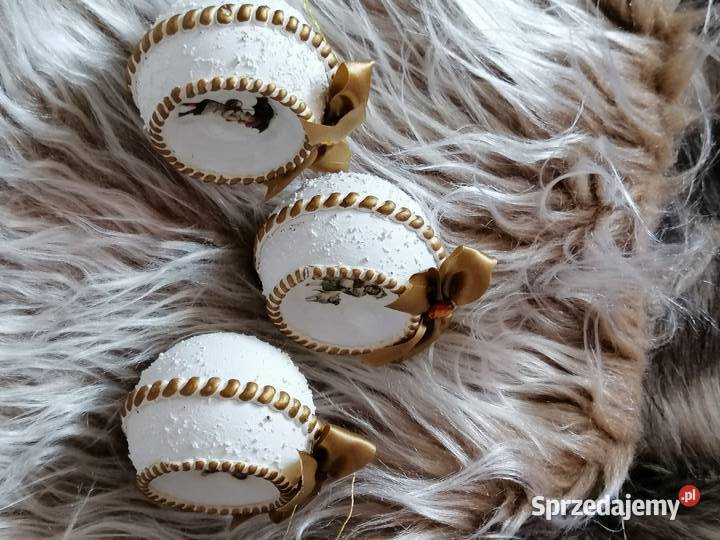 Zestaw 6 sztuk bombek świątecznych plastykowych