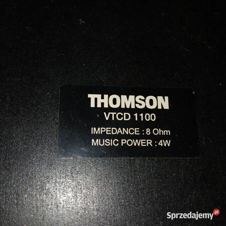 Kolumny głośnikowe THOMSON Moc 4 W 8 Ohm Używane Bydgoszcz sprzedam