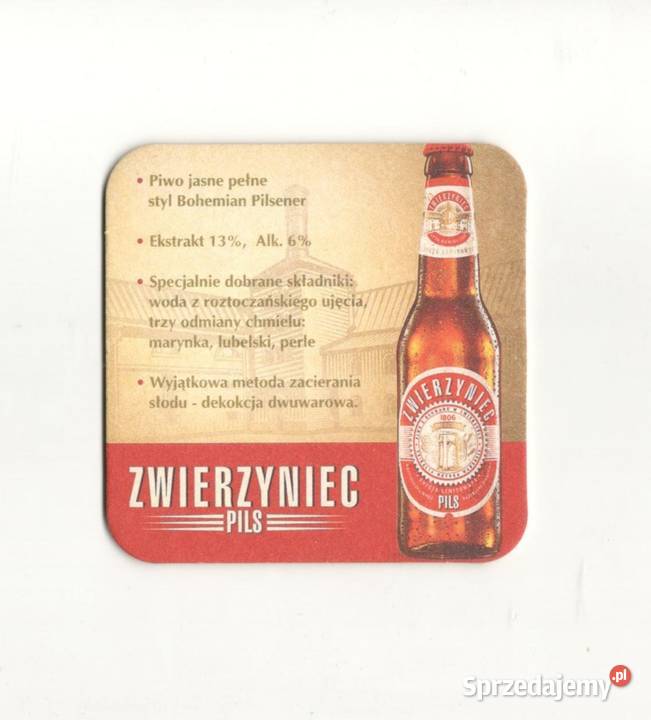 Zwierzyniec podstawka do piwa 1