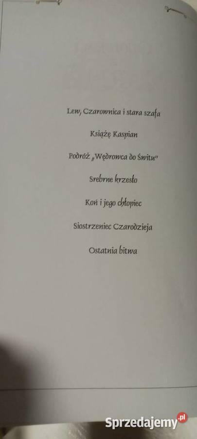 Książka 2 tomy Opowieści z Narnii pomorskie Gdańsk