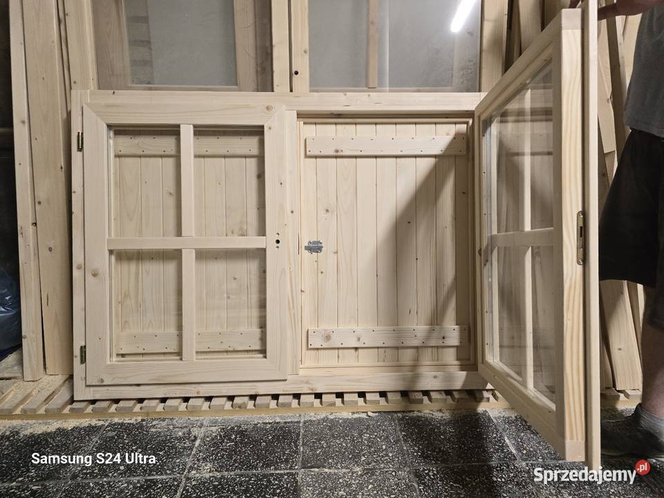 Okno drewniane 90 x 100 małopolskie