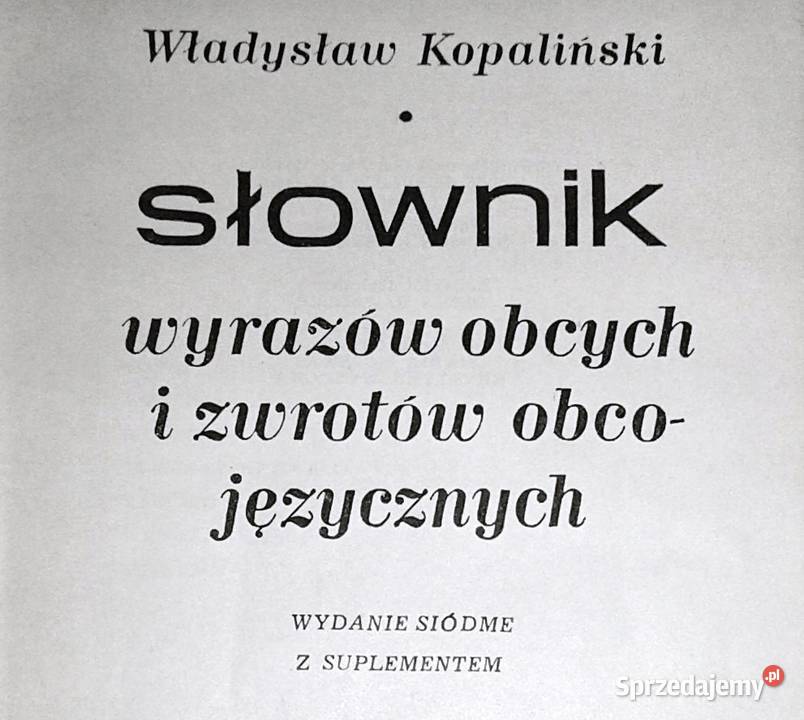 Słownik wyrazów obcych i zwrotów obcojęzycznych lubelskie Chełm