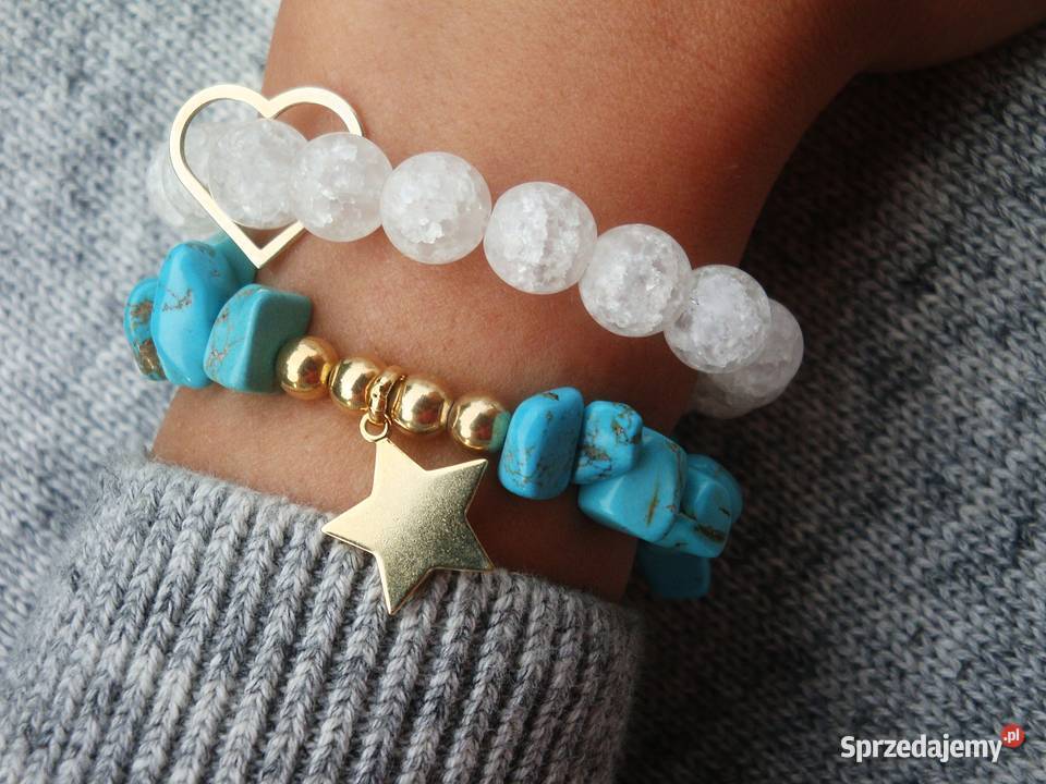 Bransoletka z Kryształu górskiego matowego 10mm