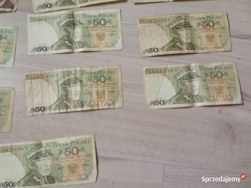 Stare Banknoty Polskie PRL Numizmatyka Imielin sprzedam