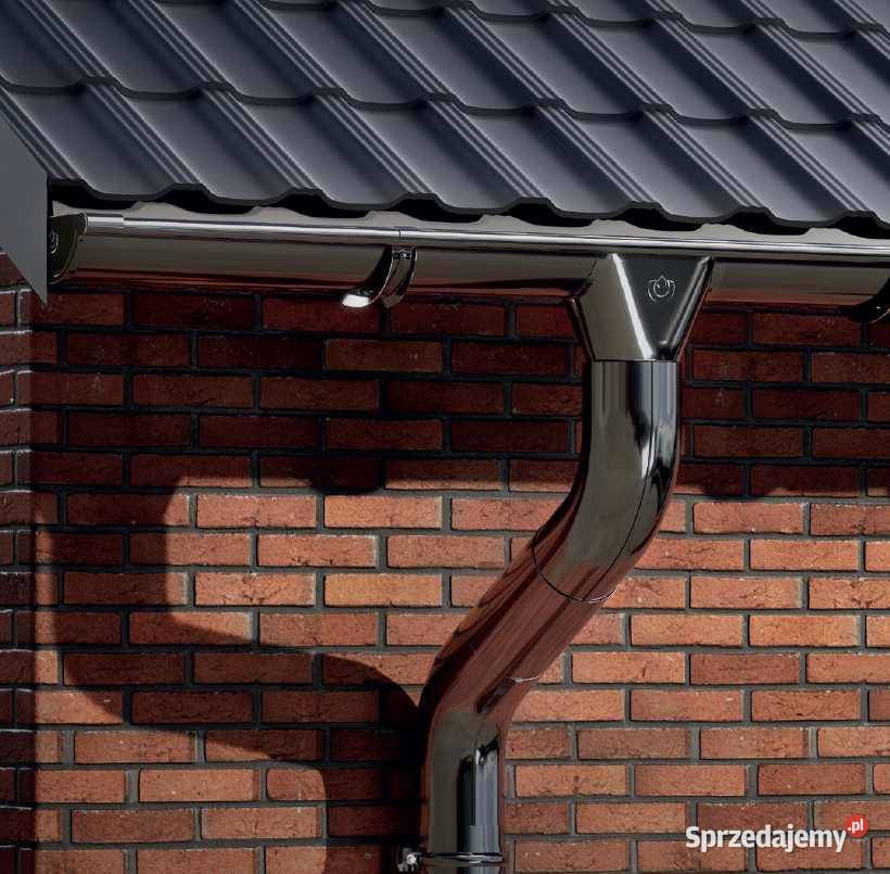 Rynna stalowa 125 powlekana metalowa Ostrów Wielkopolski