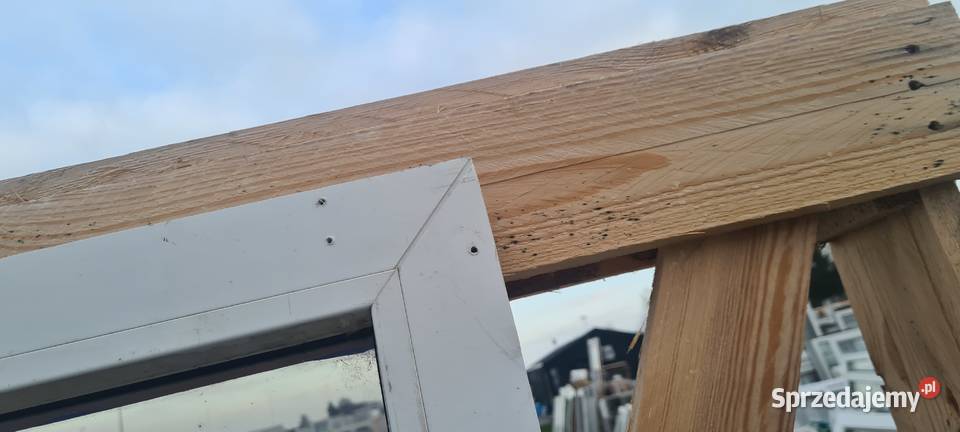 OKNA KacprzaK Witryna 105X159 FIX Używany PCV Okna ścienne lubelskie Lublin