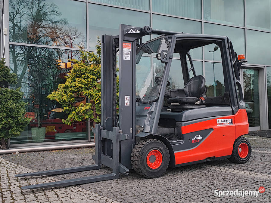 Wózek widłowy elektryczny Linde E30L01 3 tony małopolskie Kęty