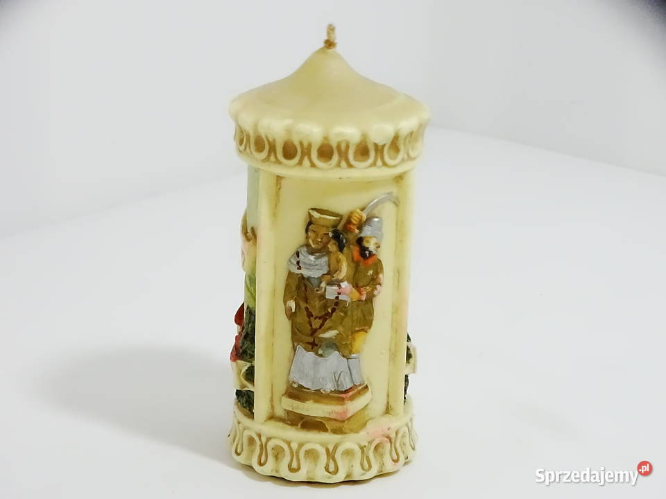 Świeca z motywem Wallfahrtskirche kościoła