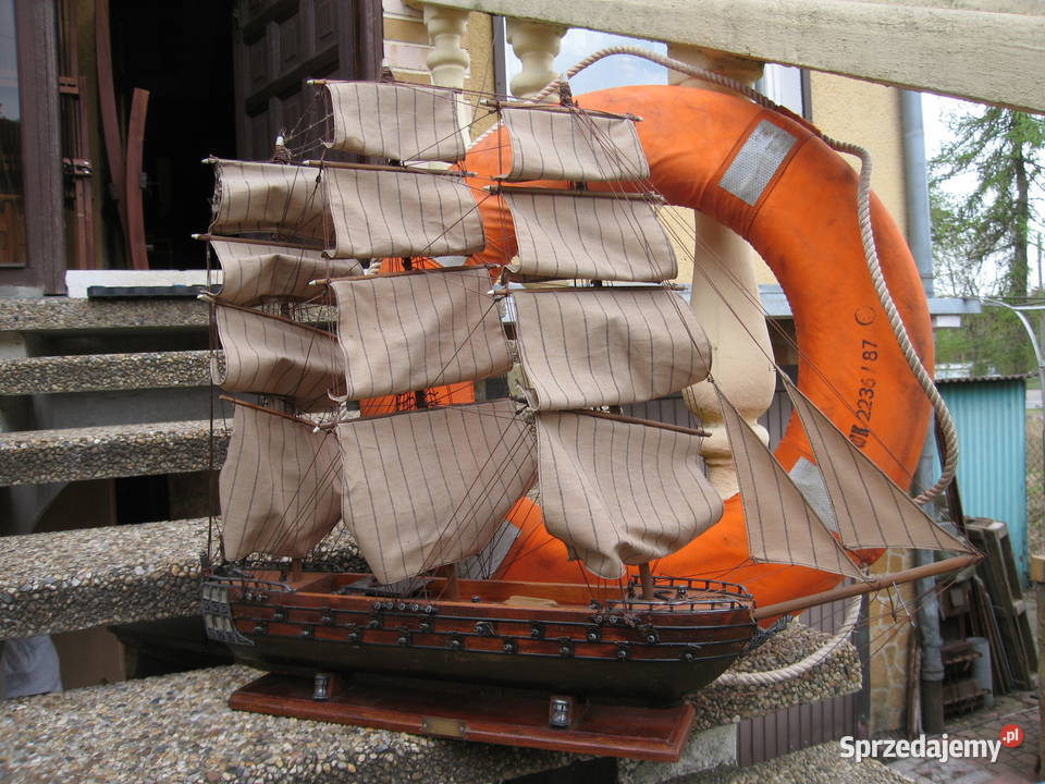 Żaglowiec model 3 masztowy Szczecin