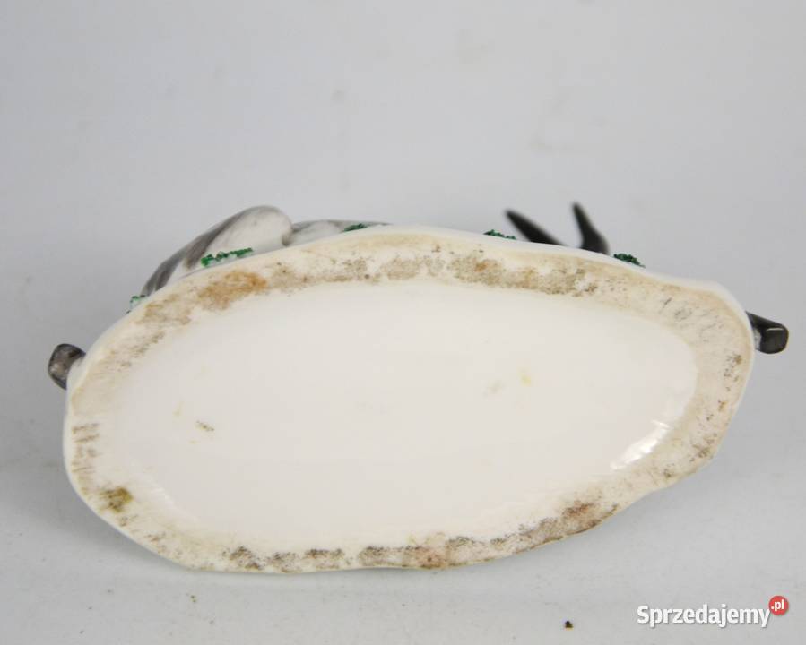 Kozioł leżący porcelana Edm Samson Francja XIXw Bronisze sprzedam