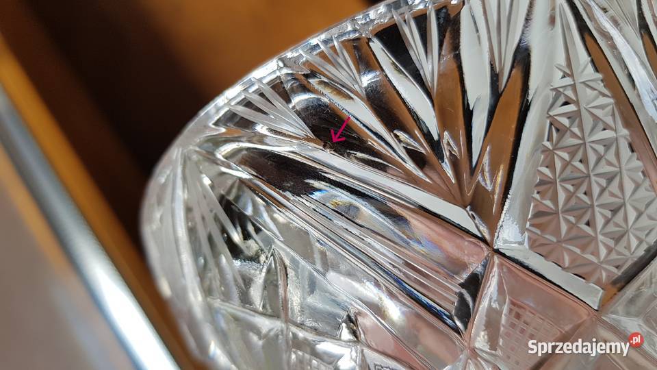 Kryształowa bomboniera 2 kryształ PRL Antyki, Sztuka, Kolekcje Dąbrowa Górnicza