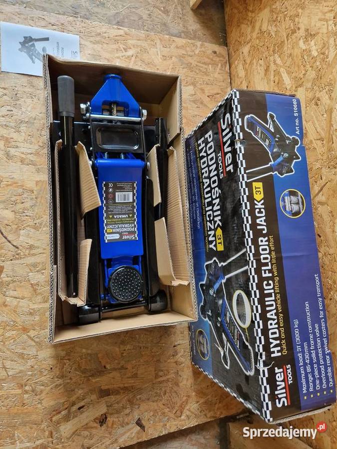 Podnośnik niskoprofilowy 3T 2 TŁOKI 85430mm Głogowa