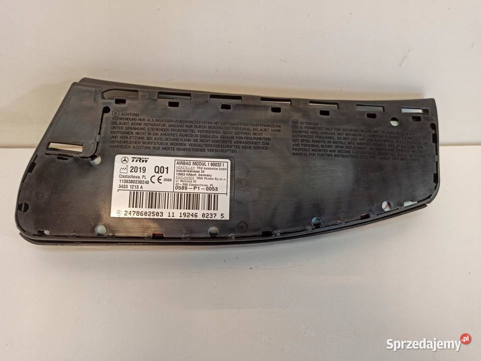 PODUSZKA AIRBAG FOTELA LEWA W247 A2478602503