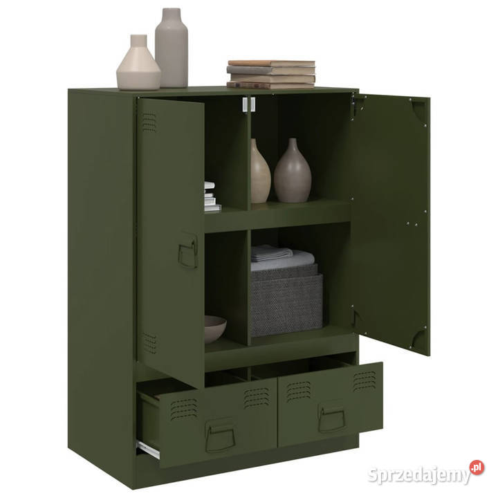 Szafka oliwkowa 67x39x95 stal WM841809 mazowieckie