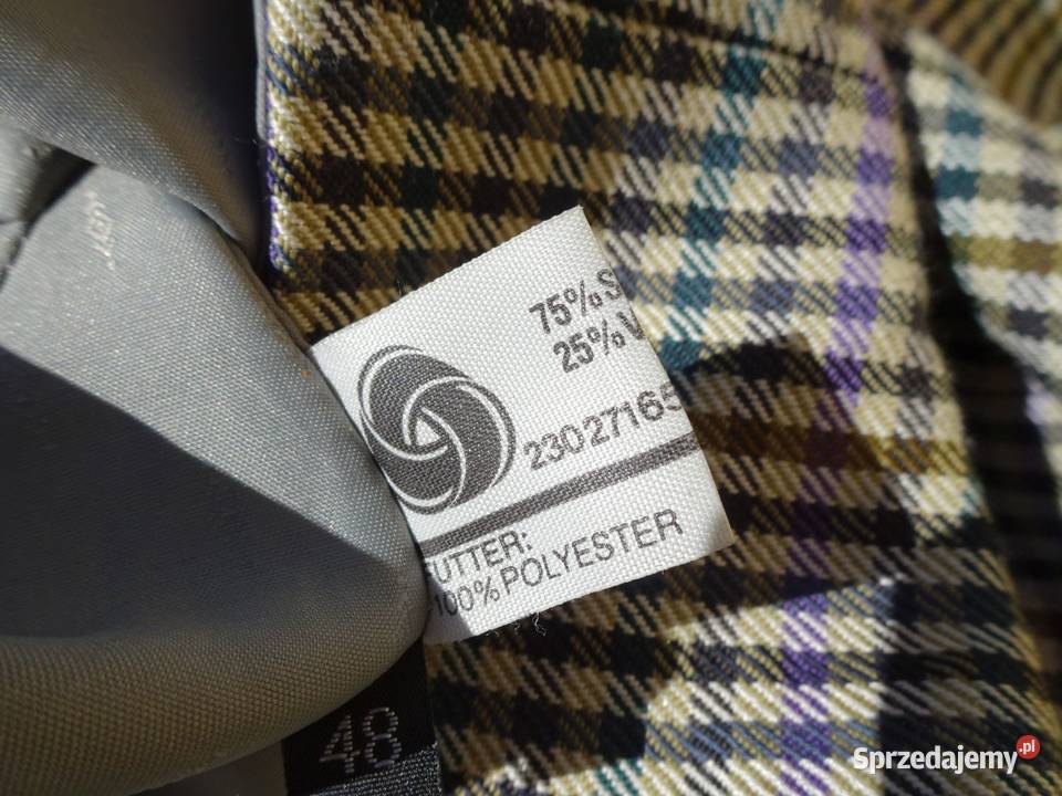 Marynarka damska wełniana wełna 46 48 vintage czarny Nowy Sącz