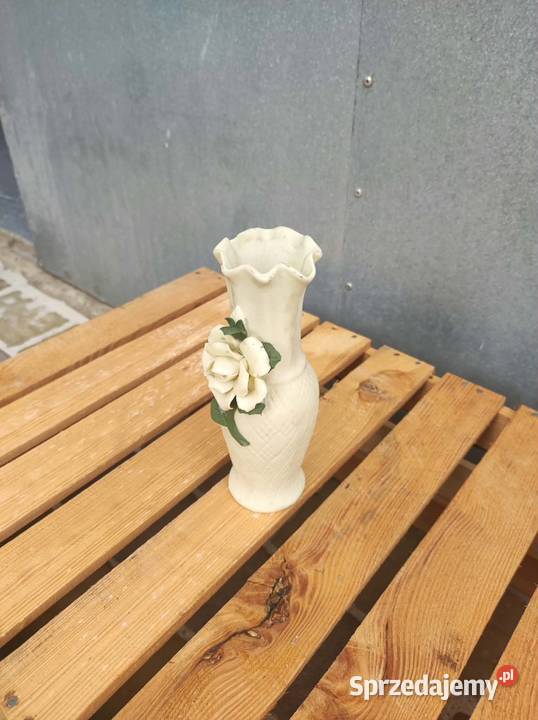 Uroczy wazonik ceramiczny vintage retro loft Podkałek