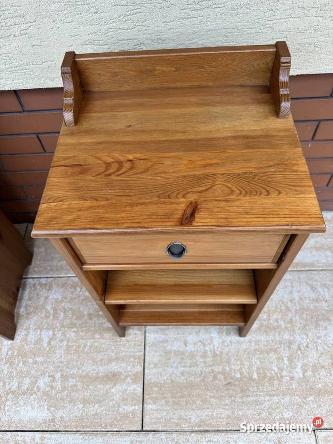 Szafka nocna Leksvik drewniana Ikea stolik do Warszawa