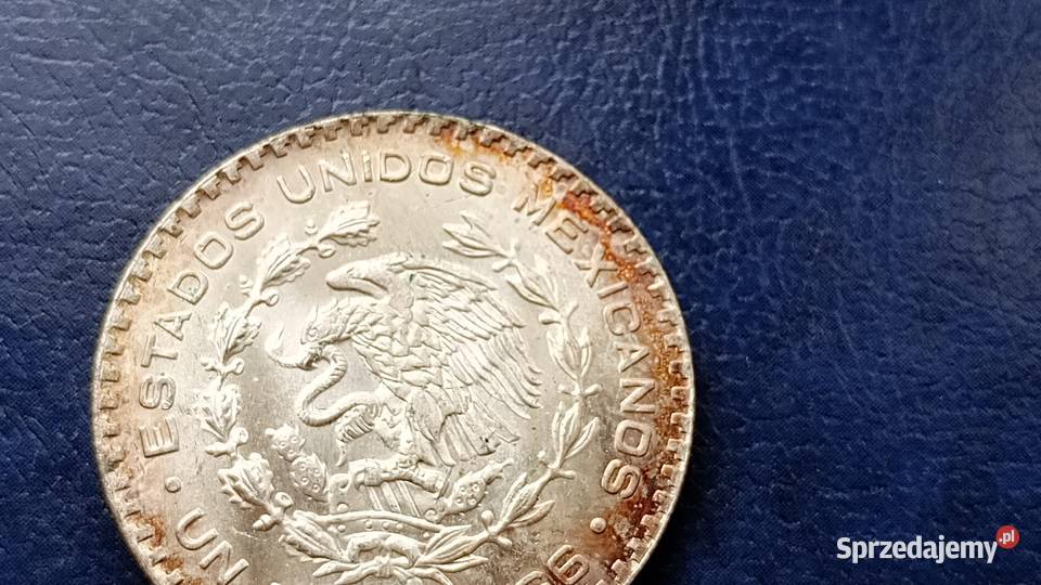 Stare monety 1 peso 1966 Meksyk mennicza Lesko sprzedam