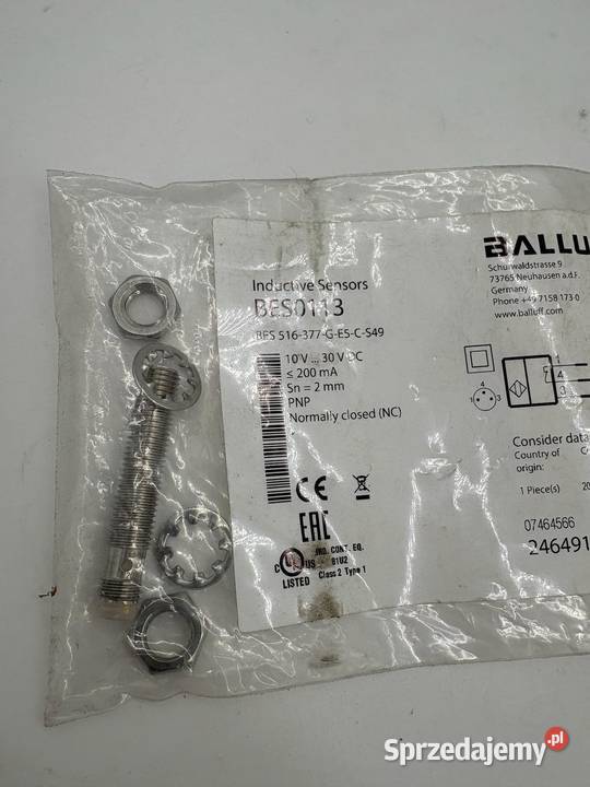 Balluff BES0113 BES 516377GE5CS49 Czujnik Warszawa