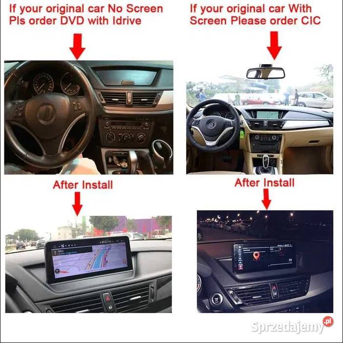 Radio Android BMW X1 E84 0915r gps wifi Ożarowice