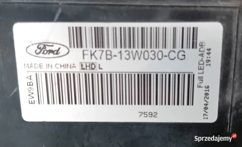 Ford Edge MK2 Full Led reflektor lampa lewy Przeźmierowo